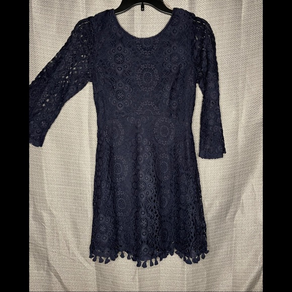 Navy Blue Dress Size Medium - Picture 1 of 6